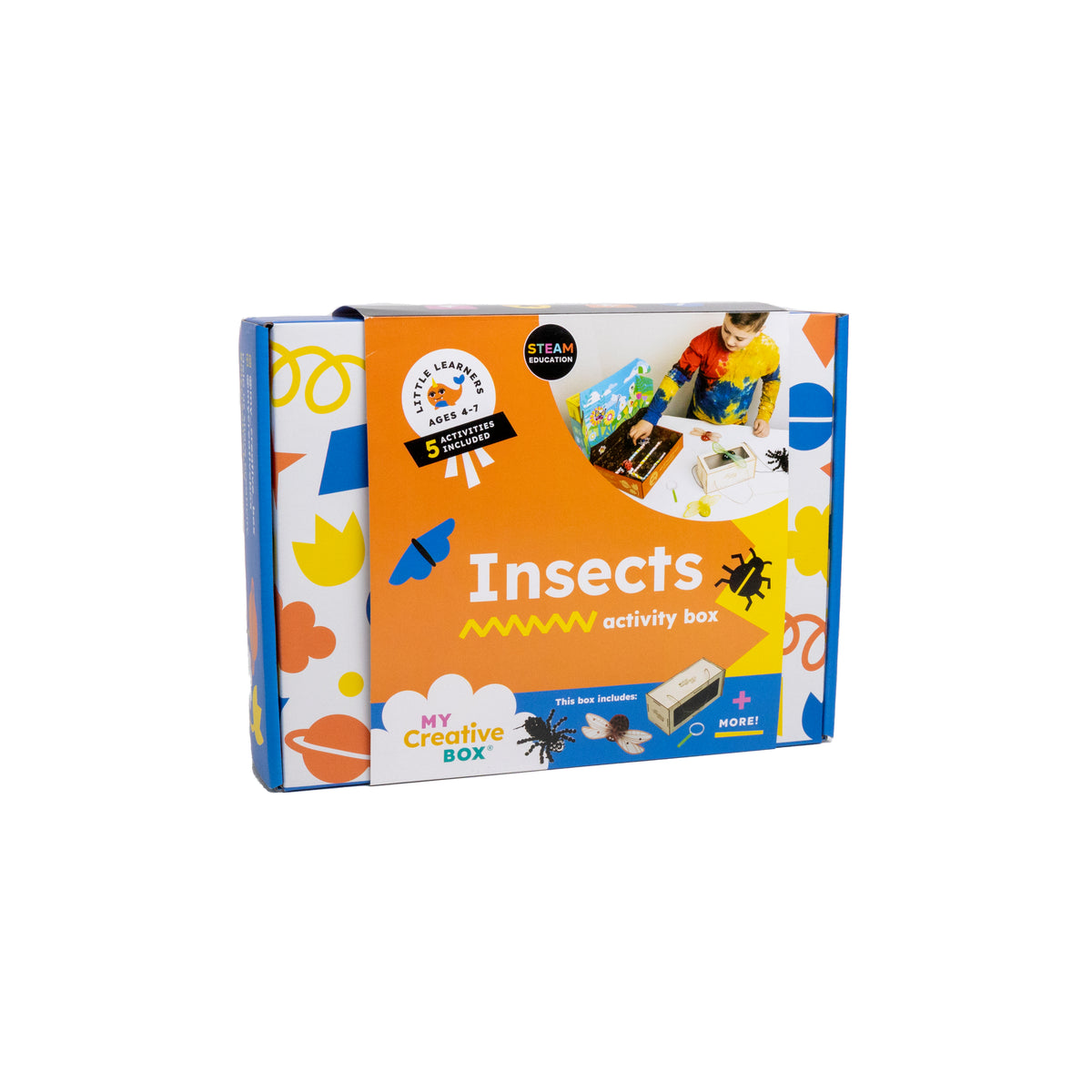 My Creative Box Little Learners Insect Activity Box. Science, Arts, Craft, STEAM, Learning and 4-7 years Educational Fun
