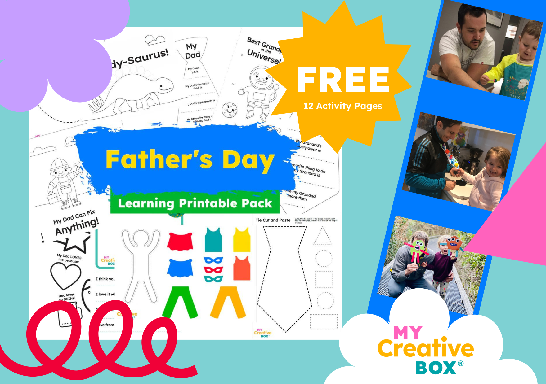 Father's Day Kids Crafts and Activities 2024