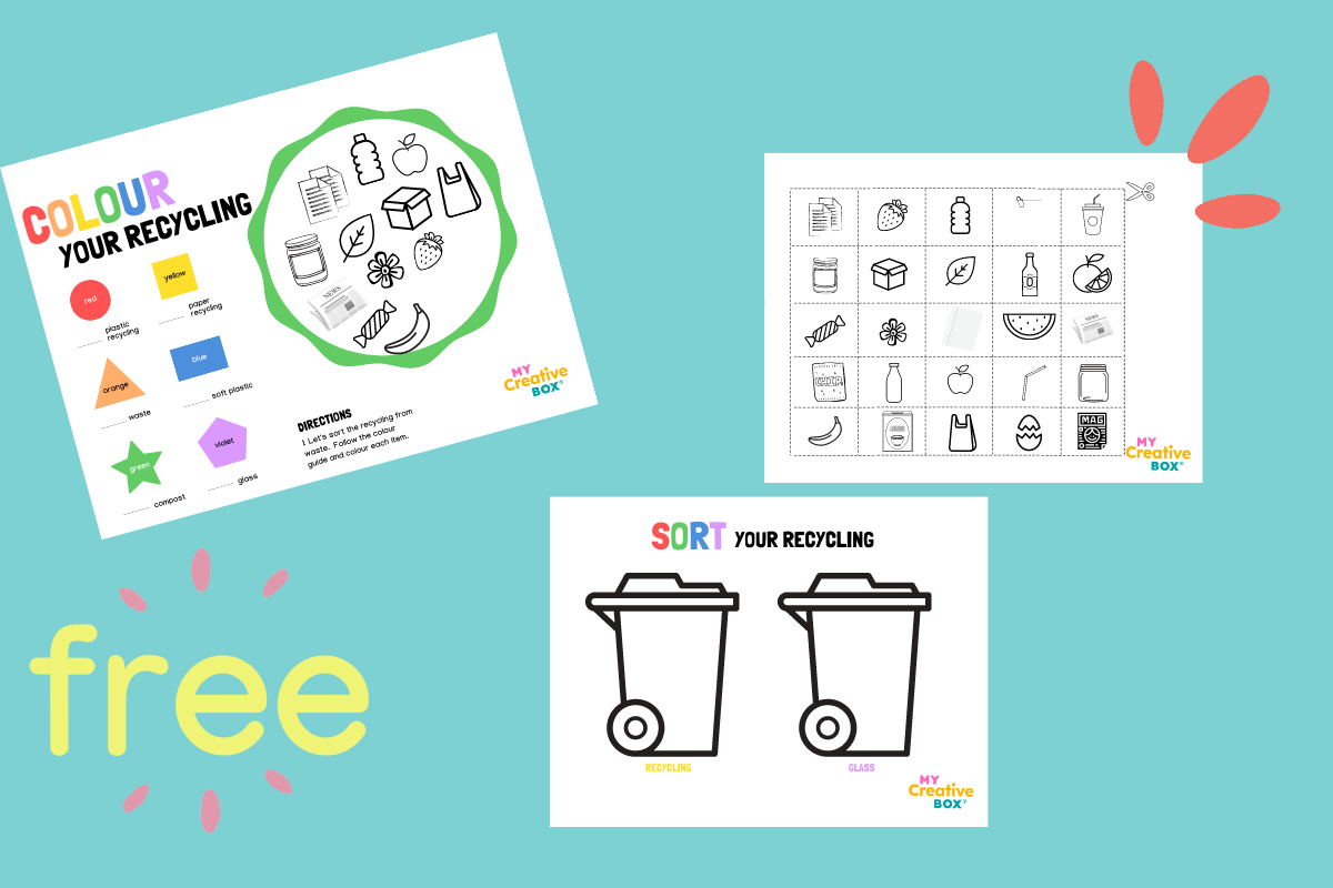 Easy Recycling Activities for Kids - My Creative Box