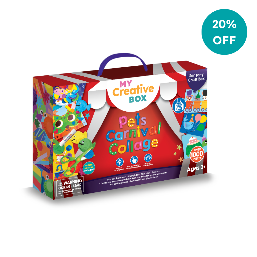 Pets Carnival Collage Sensory Activity Box