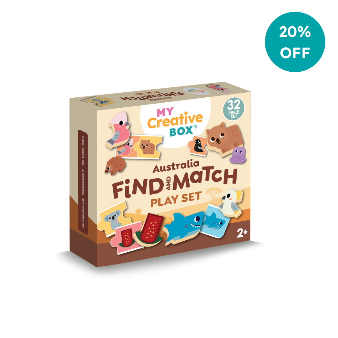 Aussie Animals Find and Match Playset