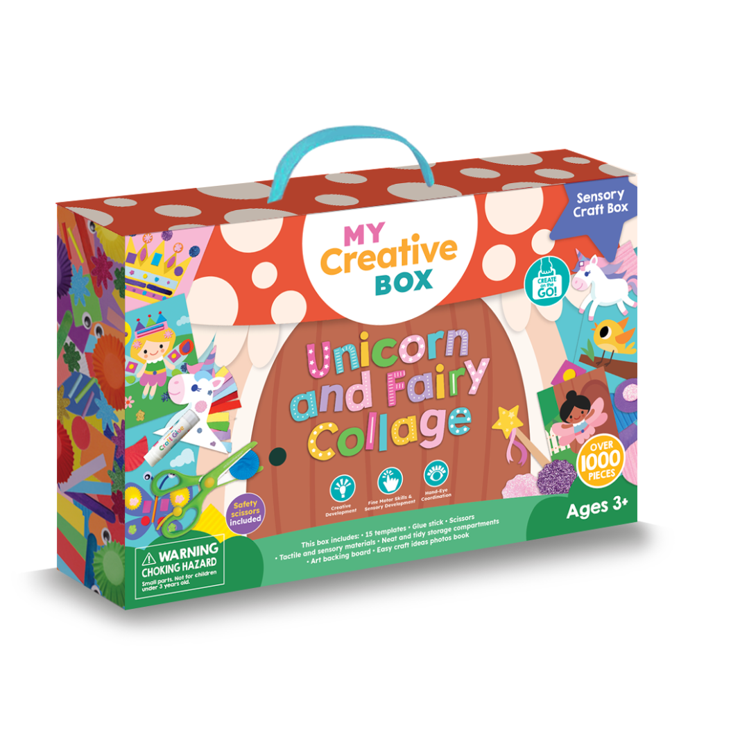 Sensory Collage Activity Box | Unicorn and Fairy Crafts for Kids Sensory Collage Activity Box | Unicorn and Fairy Crafts for Kids