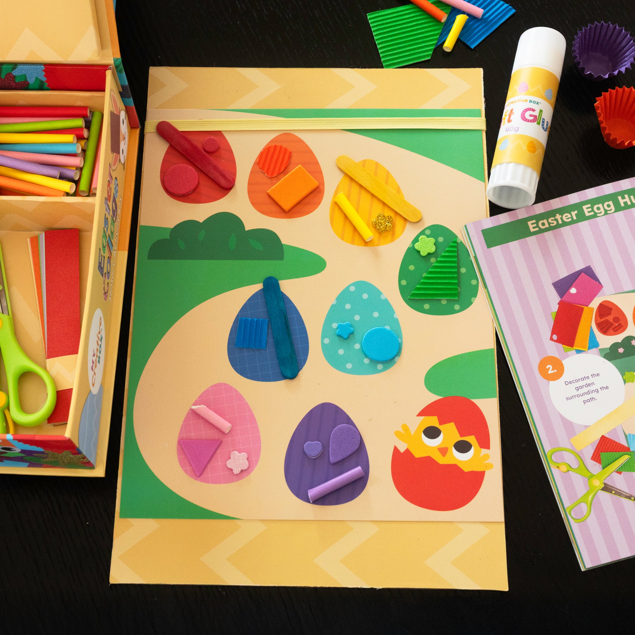 Easter Collage Sensory Activity Craft Box - My Creative Box