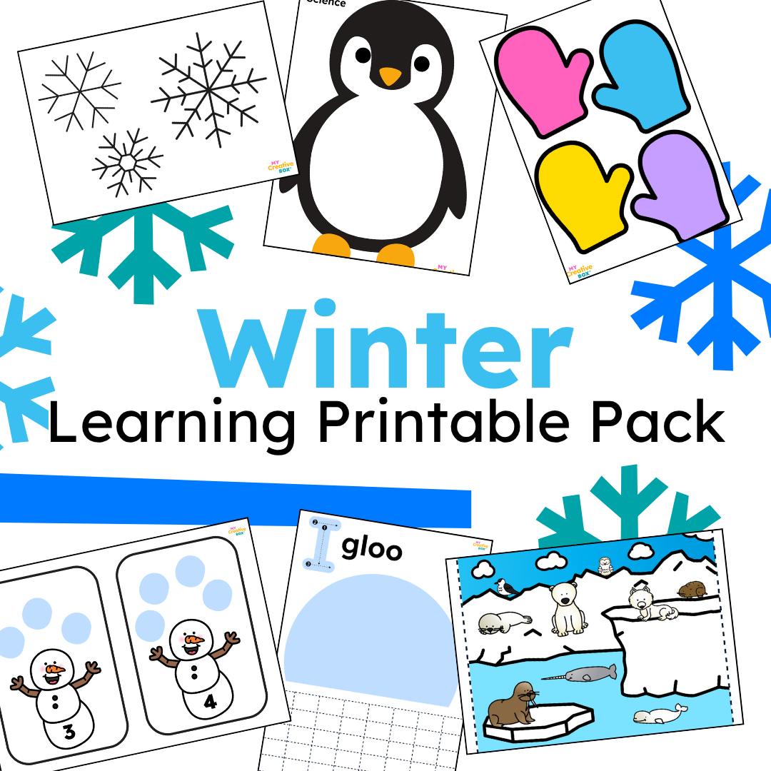 Winter Learning Pack My Creative Box | Winter Art and Craft Creative fun for kids | Winter ...