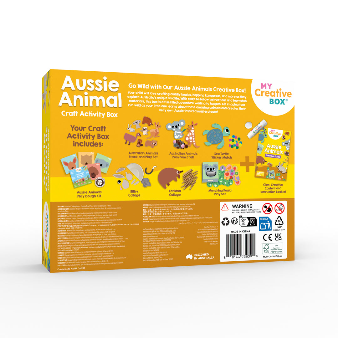 Aussie Animals Craft Activity Box