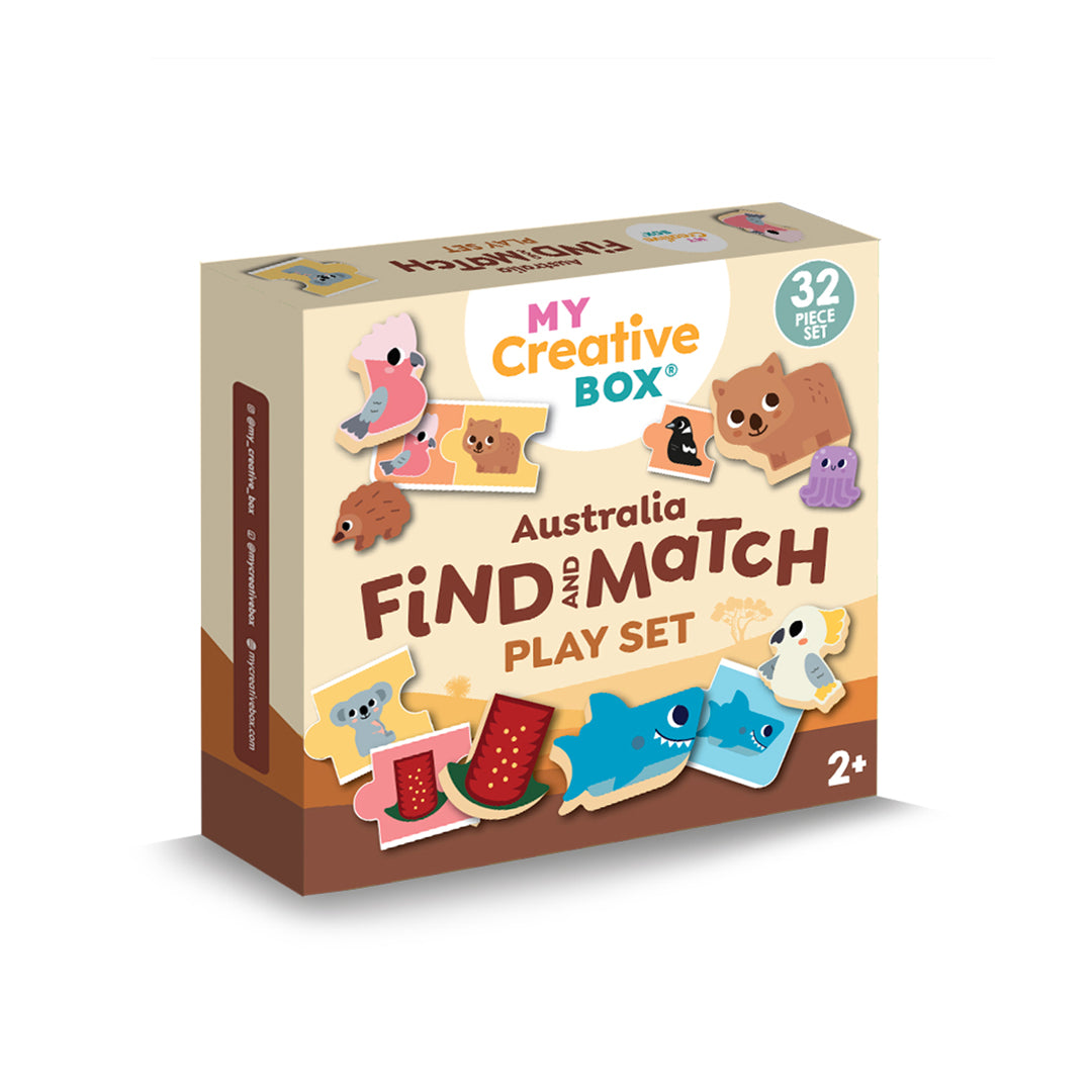 Aussie Animals Find and Match Playset