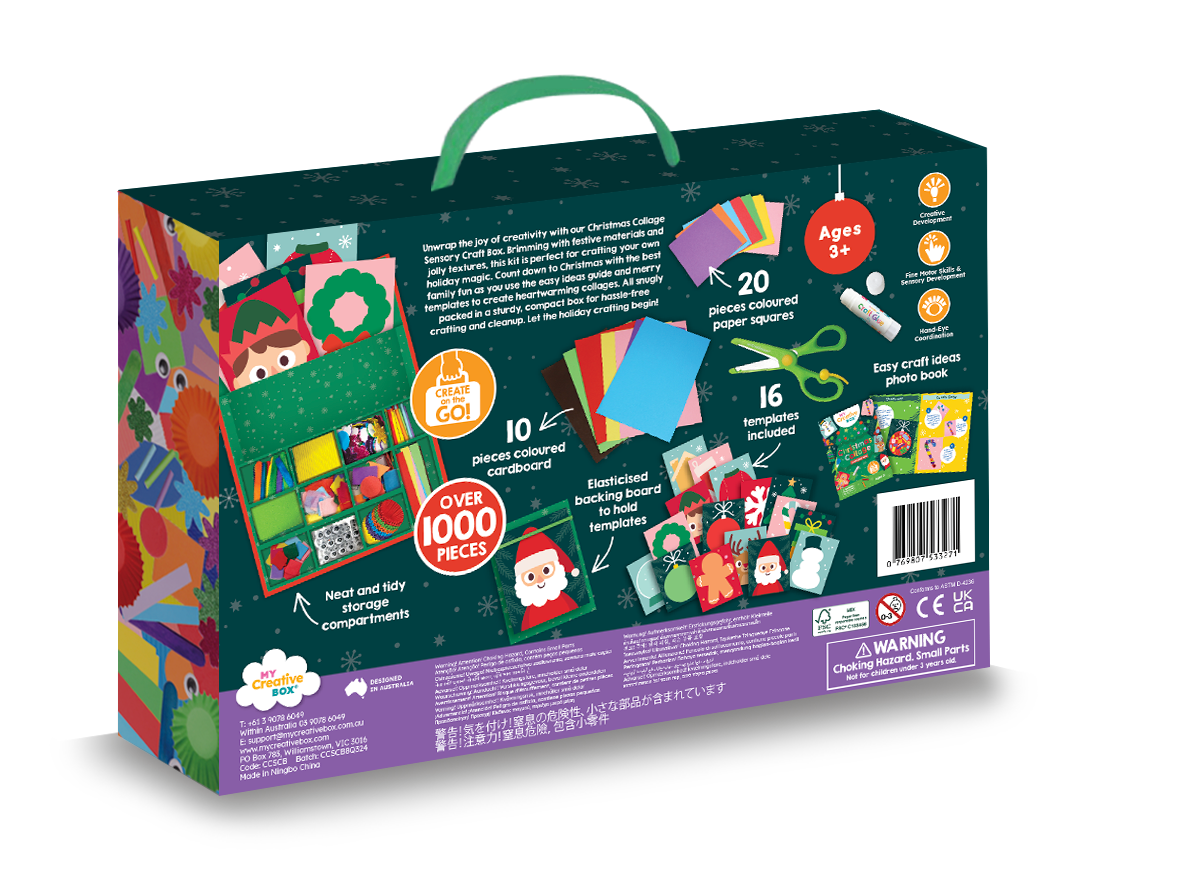 Christmas Collage Sensory Craft Box