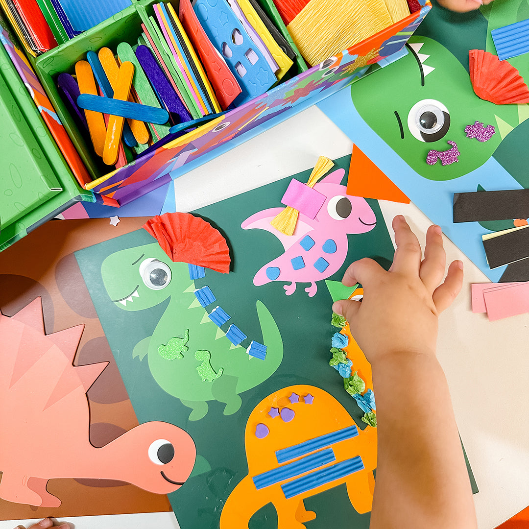 Dinosaur Collage Activity Box