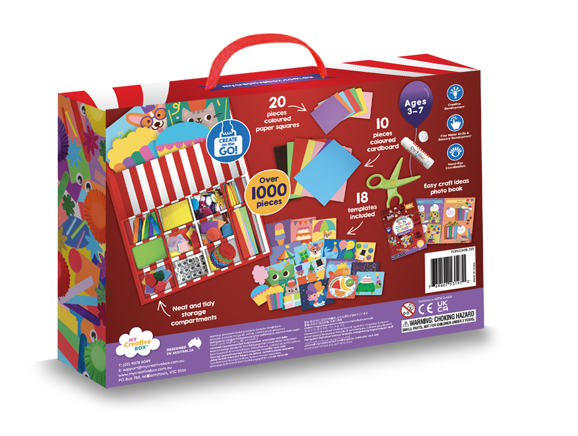 My Creative Box First Crafts Pets Carnival Collage Sensory Craft Box