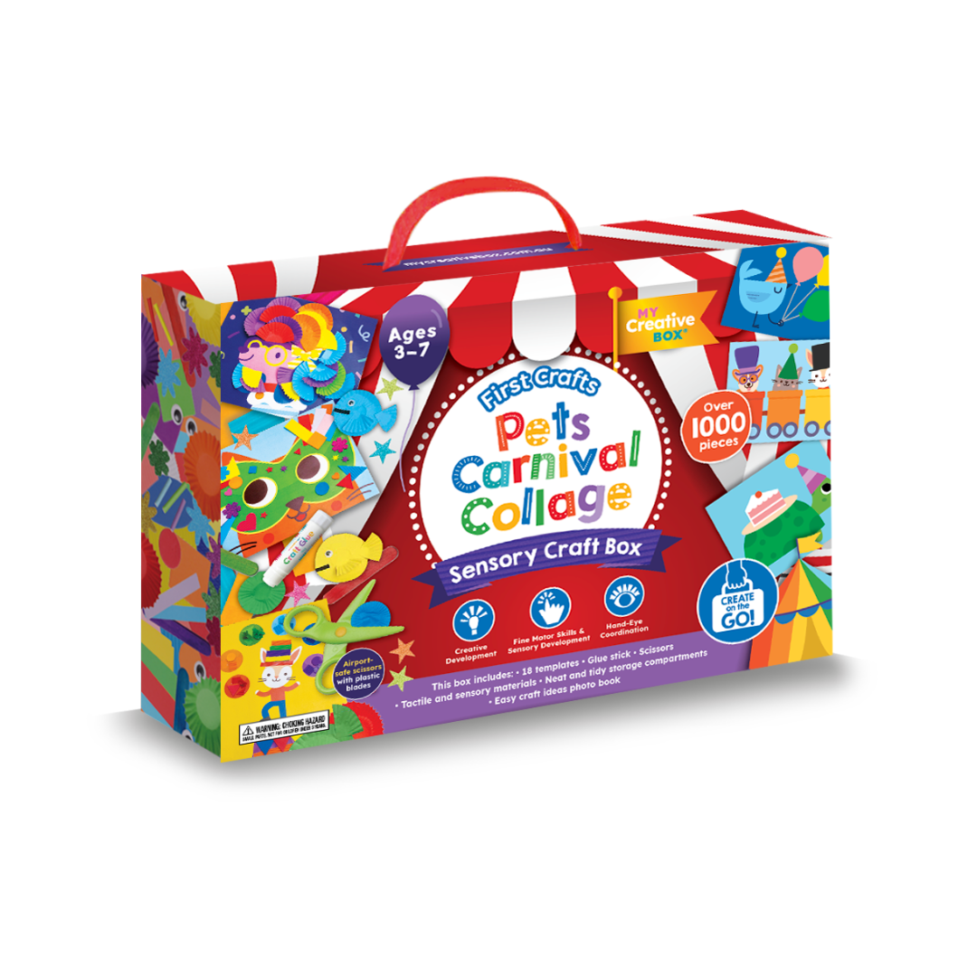 Pets Carnival Collage Sensory Craft Box