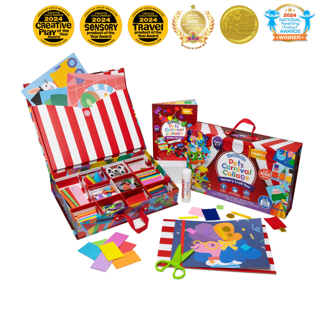 Pets Carnival Collage Sensory Craft Box