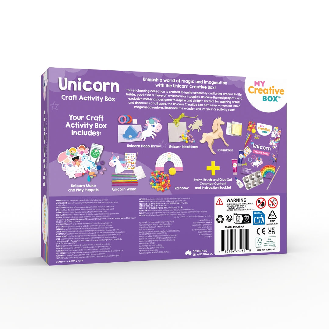 Unicorn and Fairy Craft Activity Box
