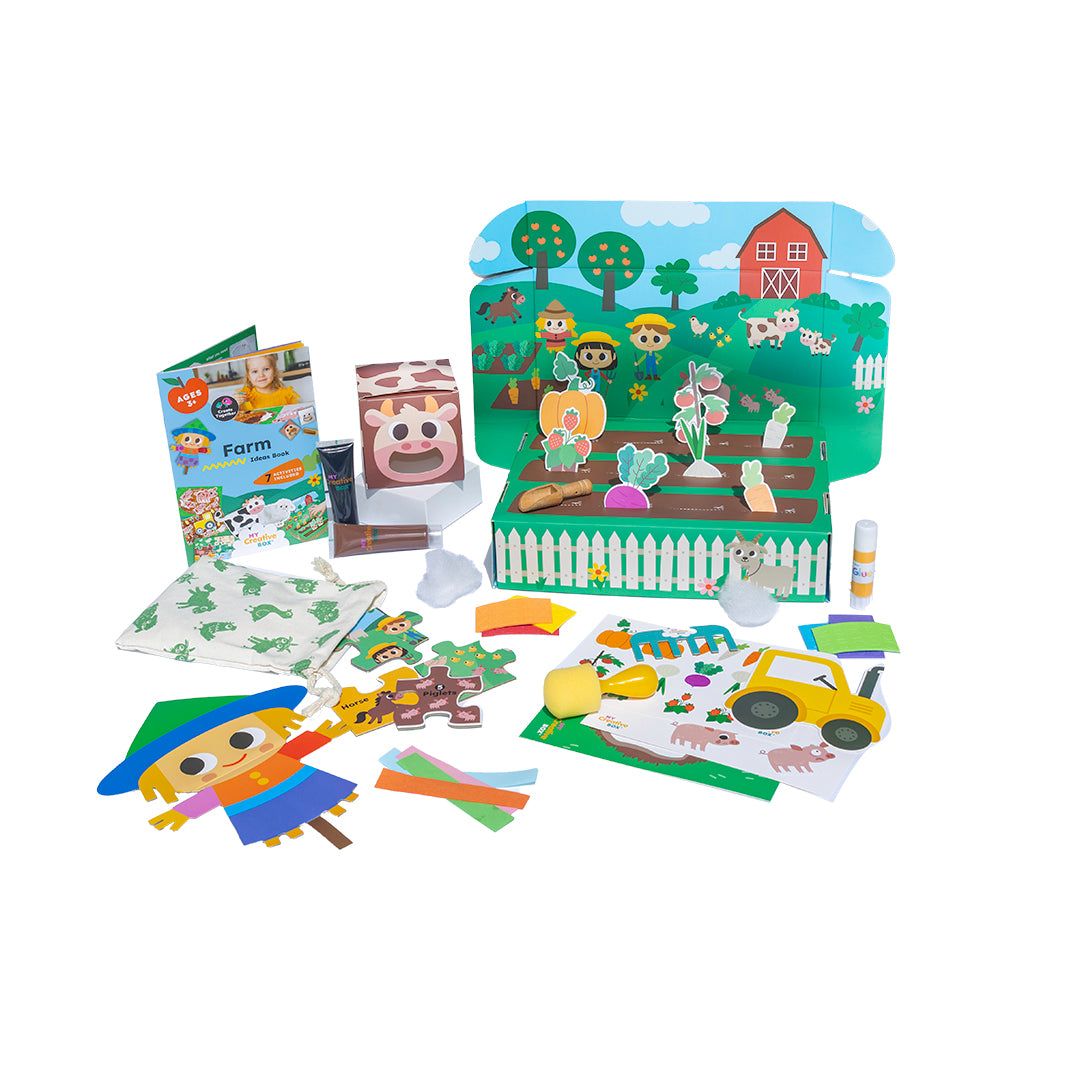 My Creative Box | Farm Friends Craft and Activity Box | Crafty Fun for Kids