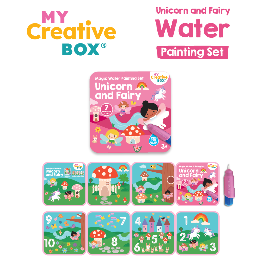 Unicorn and Fairy Water Painting Set