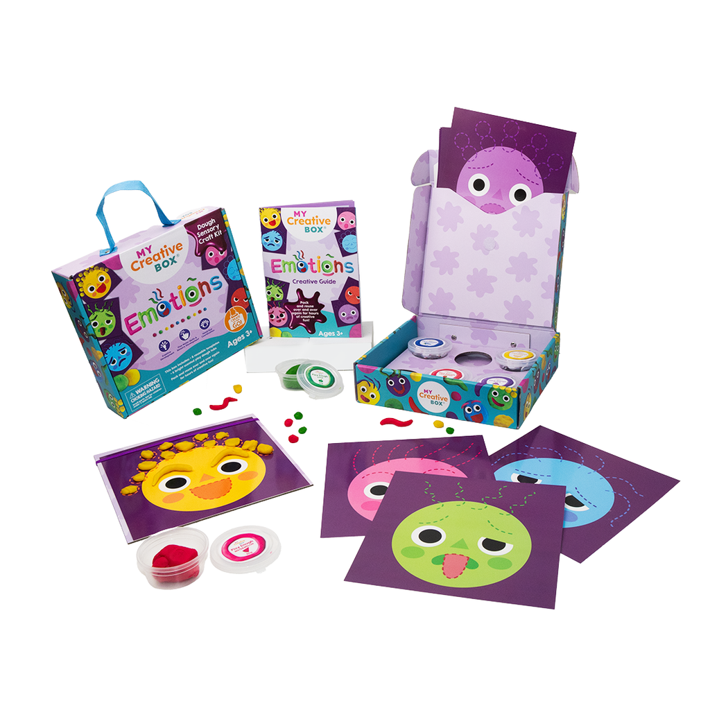 Dough Sensory Craft Kit | Emotions Craft | Travel activities for