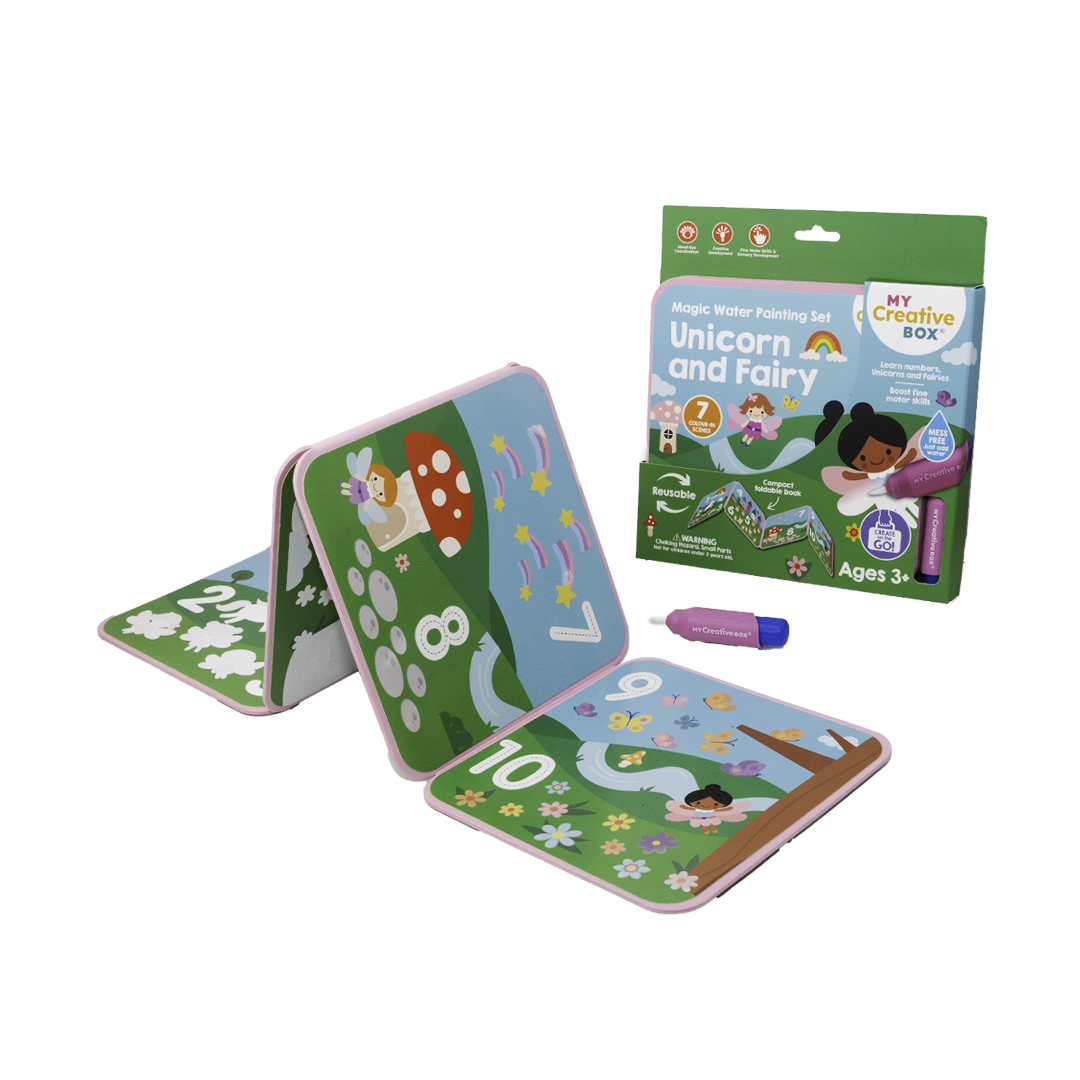 Unicorn and Fairy Magic Water Painting Set