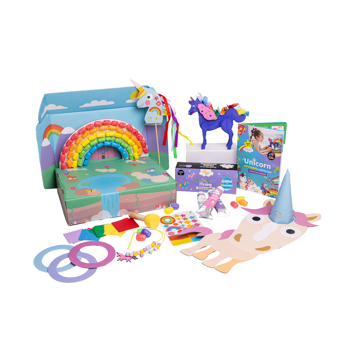 Kids Unicorn Craft Kit , Unicorn Activity Box, DIY Kits for Kids, 