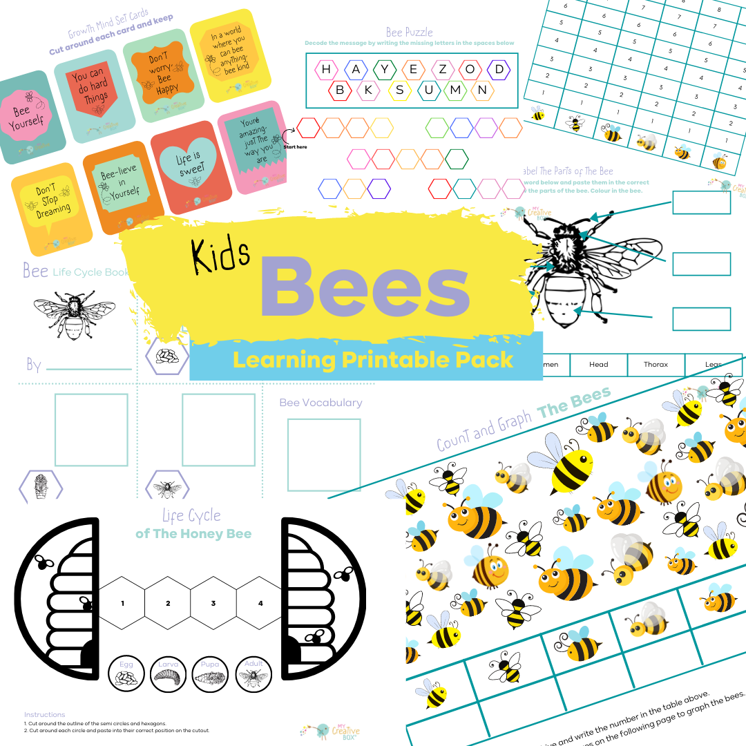 Kids Bee Lifecycles Digital Learning Pack