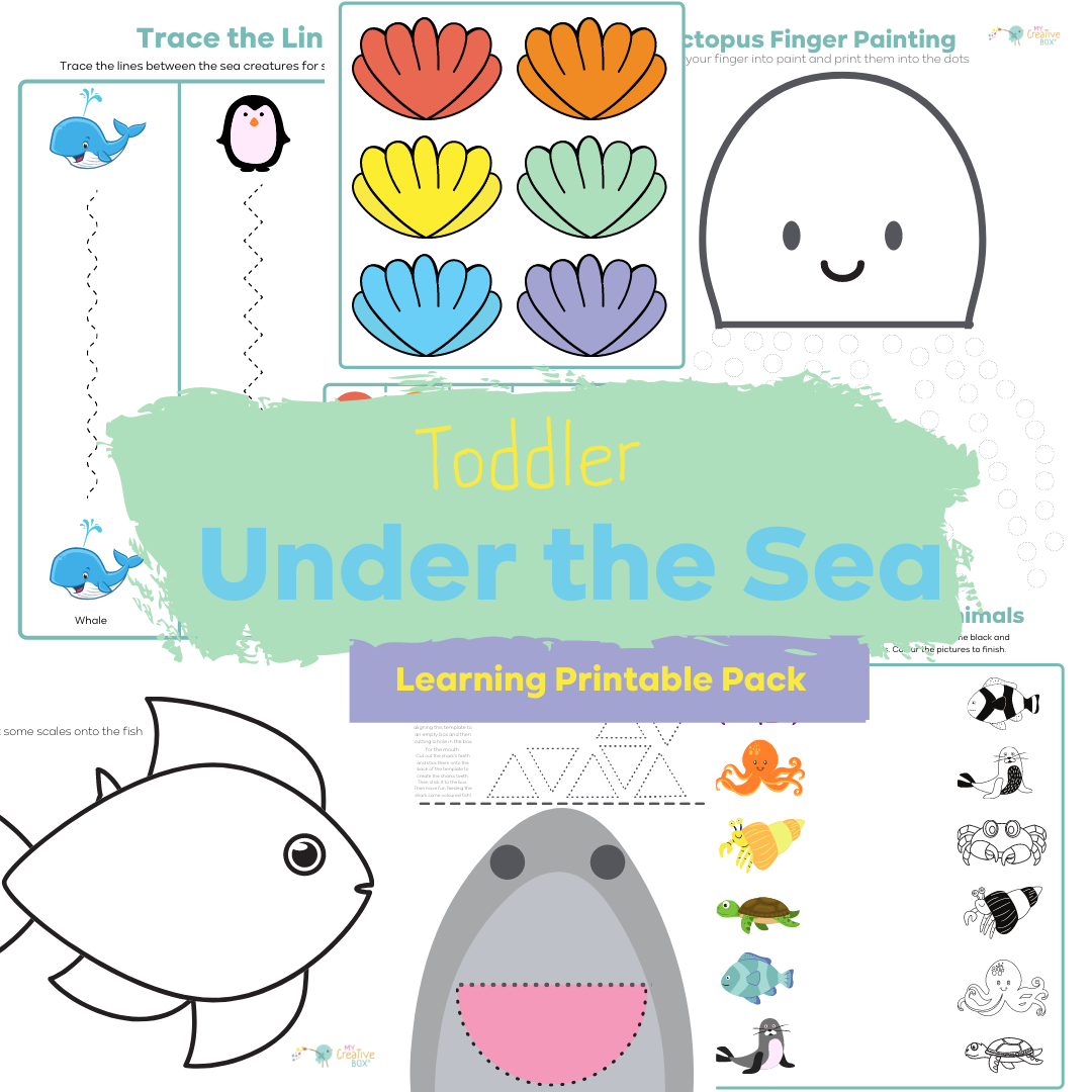 Toddler Under the Sea Digital Learning Pack
