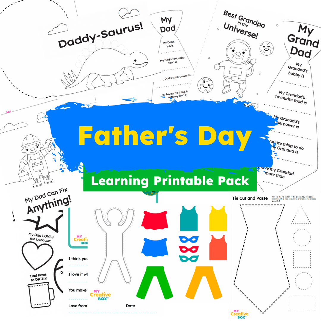 Father's Day Learning Printable Pack - My Creative Box
