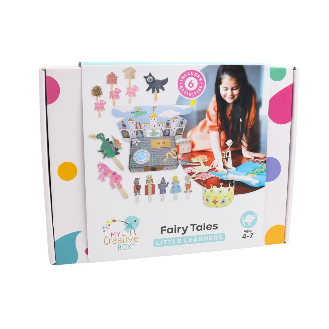 My Creative Box Little Learners Fairytales Activity Box. Science, Arts, Craft, STEAM, Learning and 4 - 7 years Educational Fun. Kids Gift and Subscription Box. 