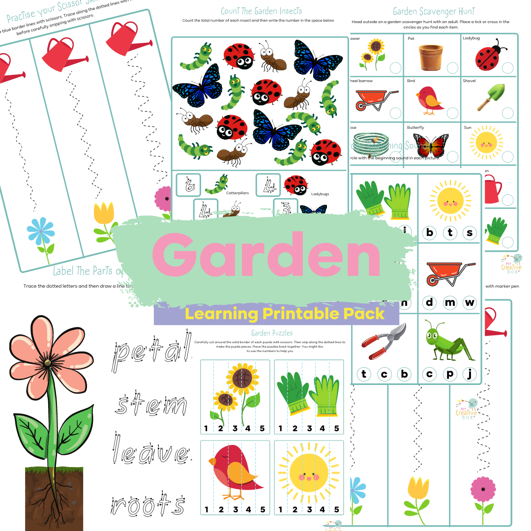 Preschool Garden Digital Learning Pack