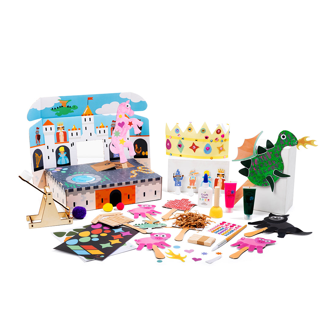 My Creative Box Little Learners Fairytales Activity Box. Science, Arts, Craft, STEAM, Learning and 4 - 7 years Educational Fun. Kids Gift and Subscription Box. 
