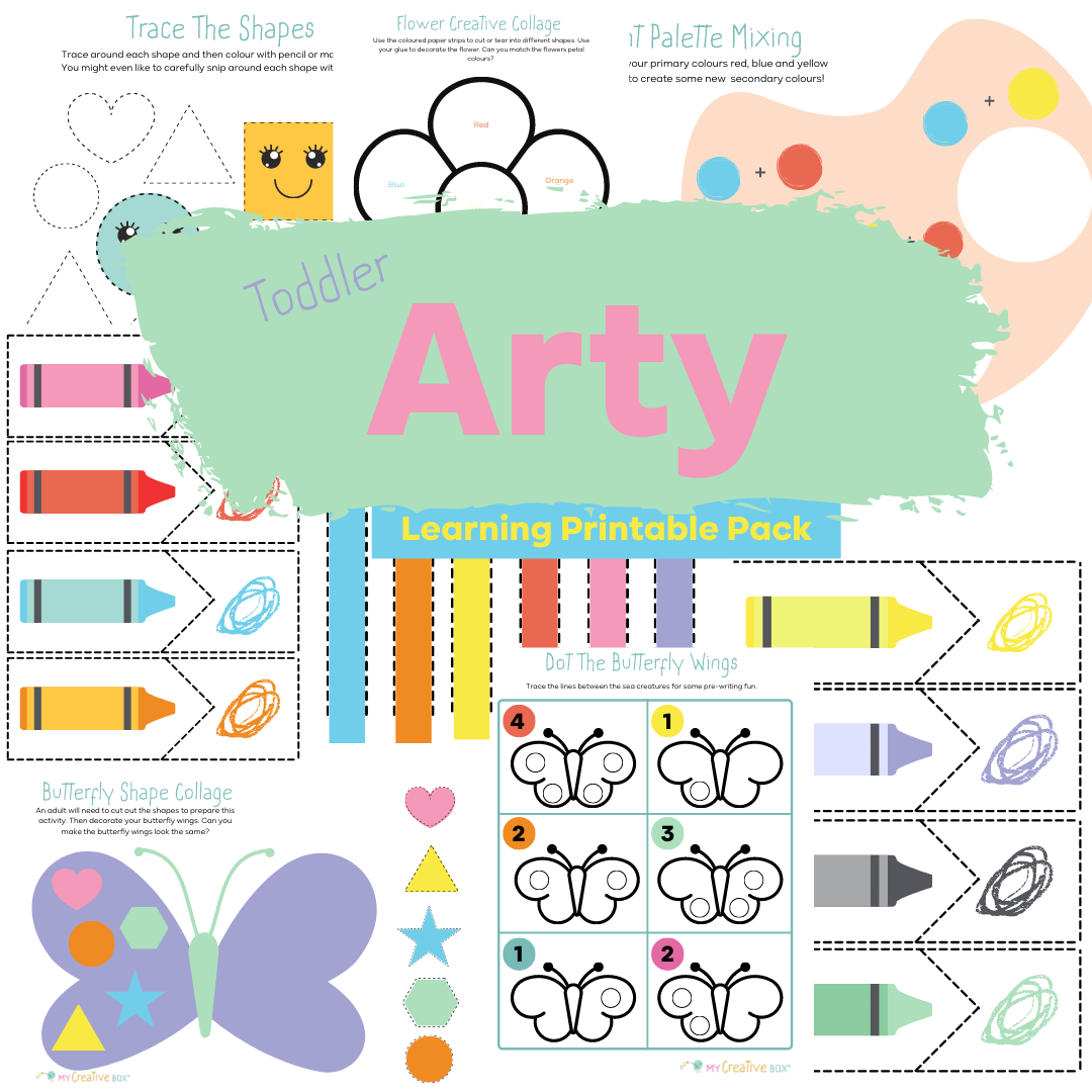 Toddler Arty Digital Learning Pack