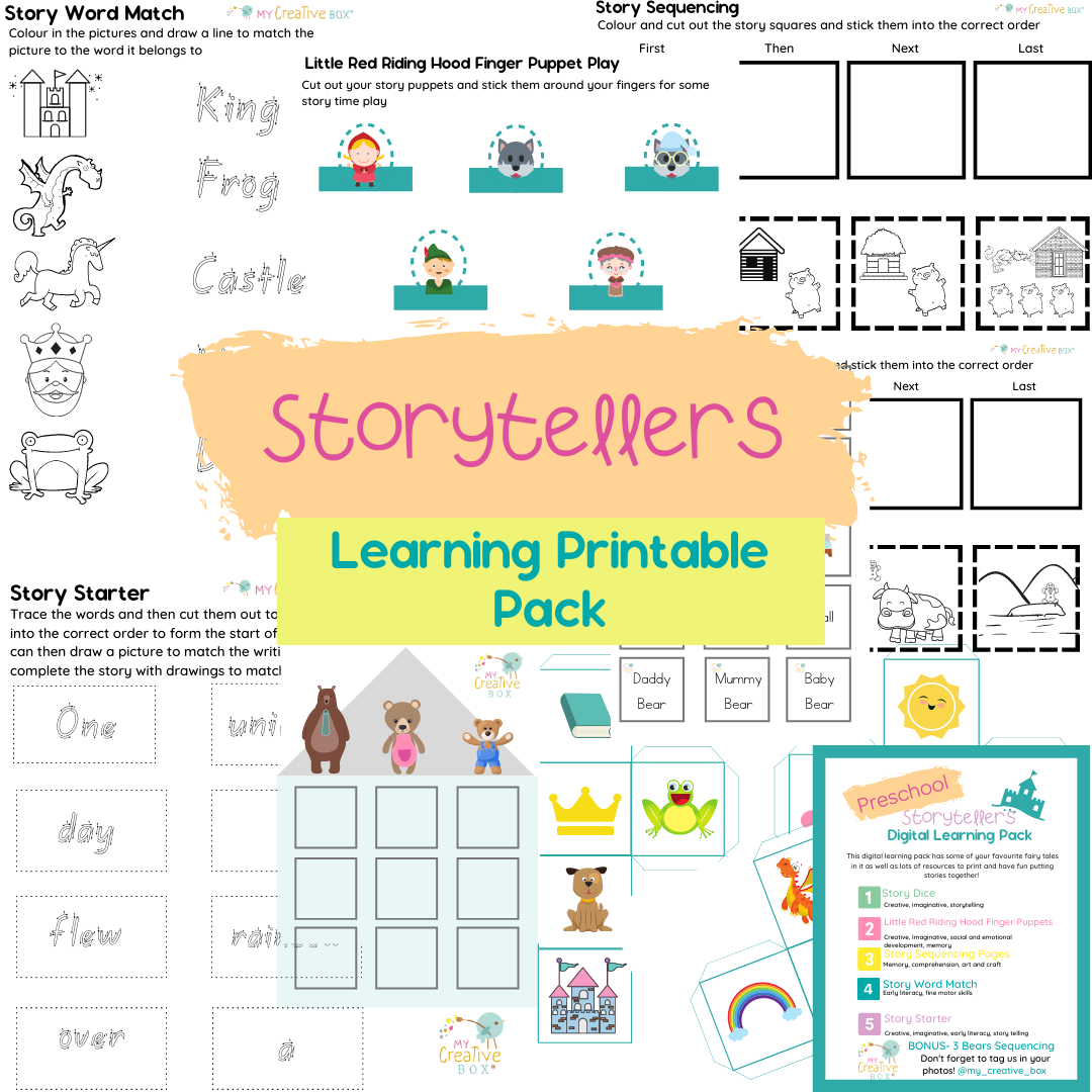 Preschool Storytellers Digital Learning Pack
