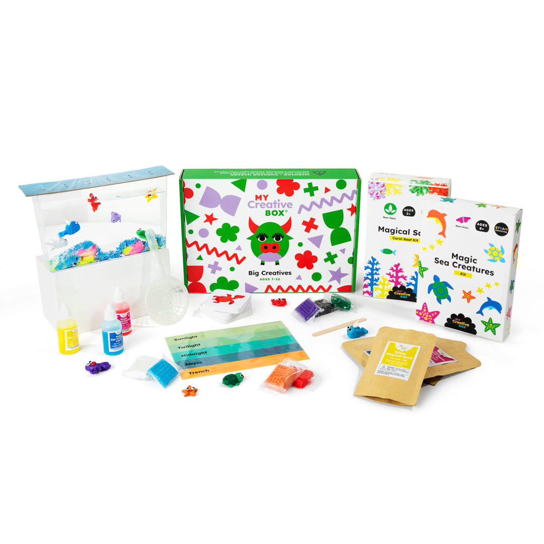 My Creative Box Big Creatives Underwater World Activity Box. Science, Arts, Craft, STEAM, Learning and 7-12 years Educational Fun
