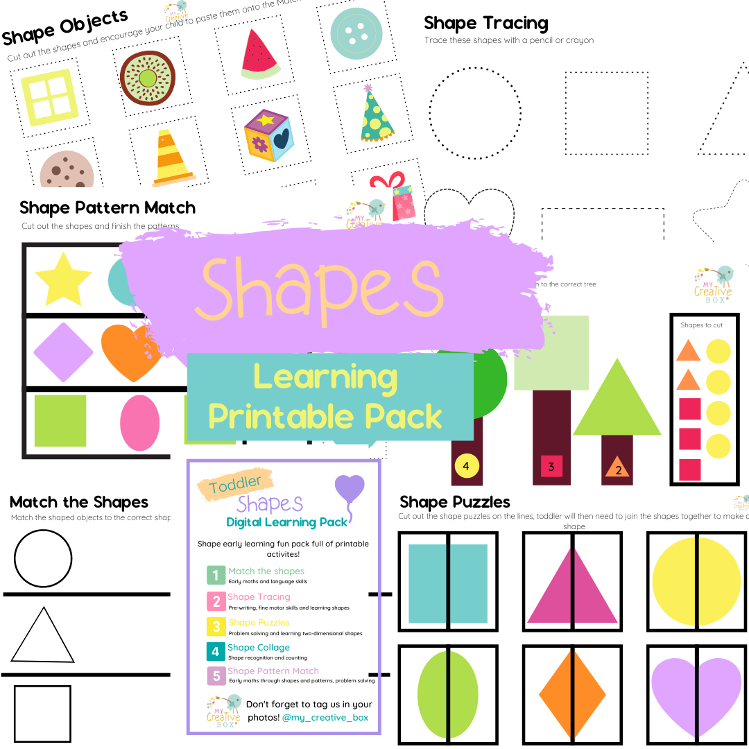 Toddler Shapes Digital Learning Pack